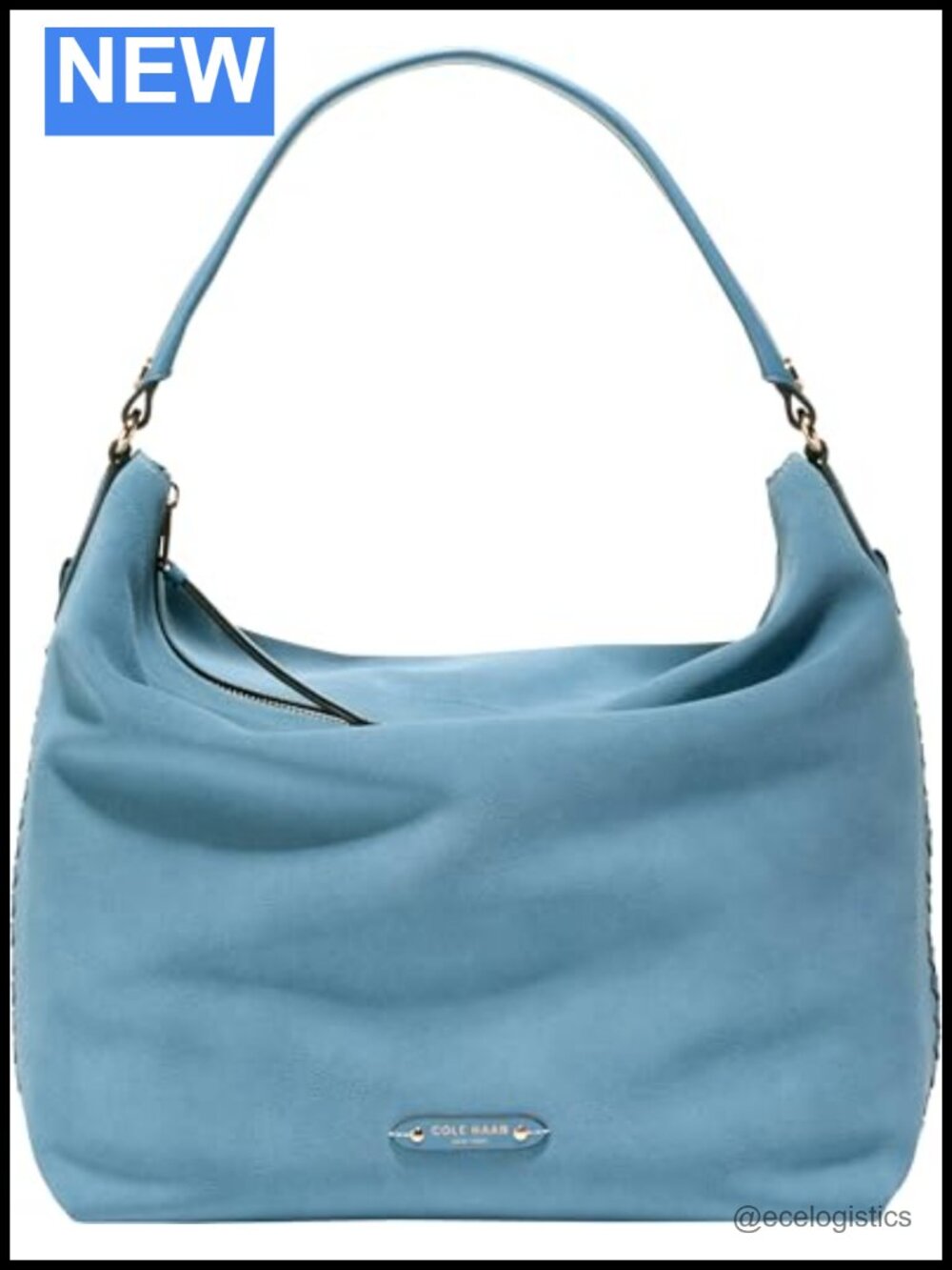 Genuine Leather Hobo Crossbody Bag with Adjustable Strap